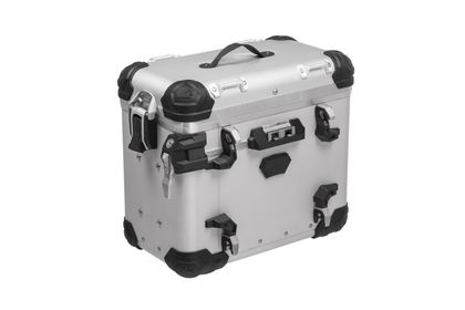 Valise Touratech ZEGA Evo - 38 litres - gauche - Argent Universel