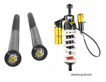 Touratech Extreme 2 with Extreme cartridge - Black - Yellow Suspension kit Ref : TRT01608A / 01-083-5859-0 BMW 900 F 900 GS - 2024 - 2026