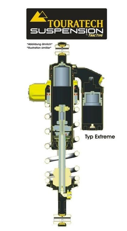 Touratech EXTREME - White Shock absorber