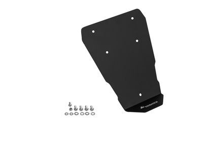 Support de plaque Touratech Bavette anodisé - Noir