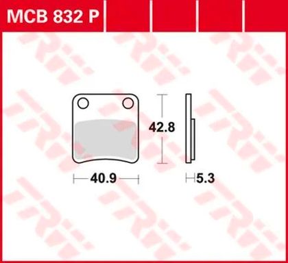 Trw Organische basis Remblokken Ref: TRW00257A / 17211465
