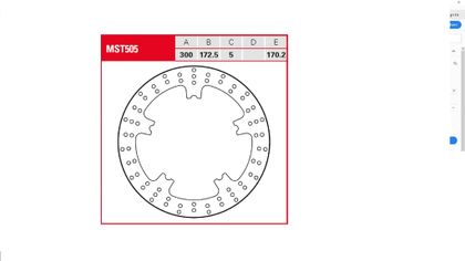 Disque de frein Rond Trw 17104174