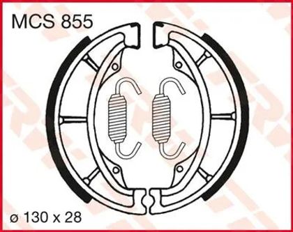 Mâchoires de frein Trw 17230376