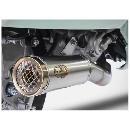 Zard bronzen inox zwarte uiteinde Geluiddemper Ref: ZAD00635A / ZPG003S10SBR-B