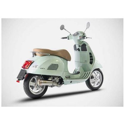 Zard bronzen inox zwarte uiteinde Geluiddemper