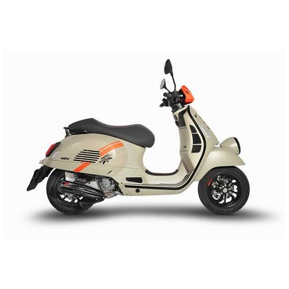 Zard TOP GUN - carbonen titanium mondstuk Geluiddemper Ref: ZAD00640A / ZPG008S10TCR-STD VESPA 300 VESPA GTV 300 - 2022 - 2024