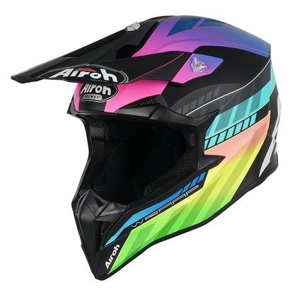 Casco de motocross Airoh WRAAP - PRISM - MATT 2023 - Multicolor Ref : AR1115 