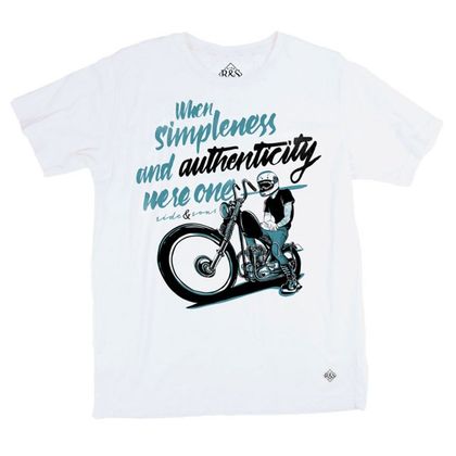 T-Shirt manches courtes RIDE AND SONS AUTHENTICITY Ref : RAS0015 