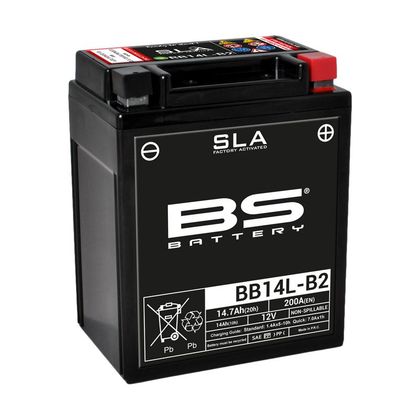 Batterie BS Battery SLA YB14L-B2 ferme Type Acide Sans entretien/prête à l'emploi