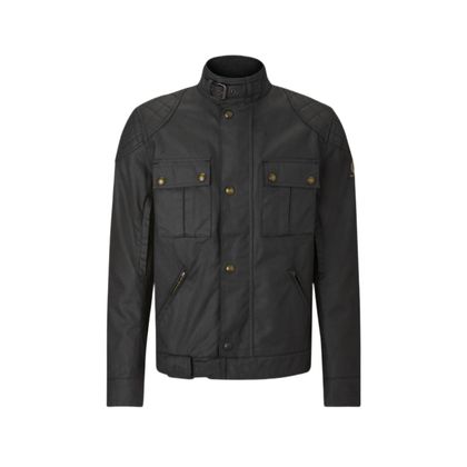 Blusão de Moto Belstaff BROOKLANDS CERA 8OZ - Preto Ref.: BT0079