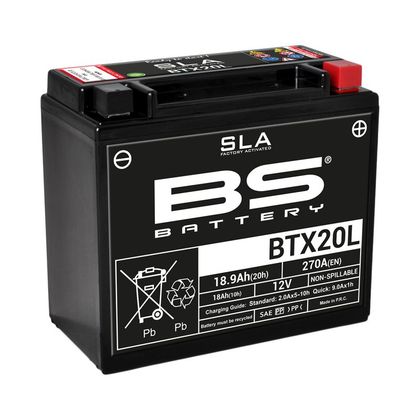 Batterie BS Battery SLA YTX20L-BS ferme Type Acide Sans entretien/prête à l'emploi