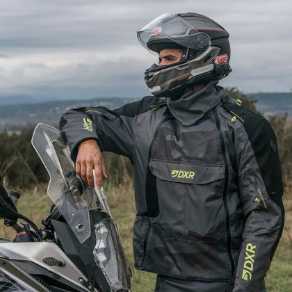 Chaqueta de moto DXR D-TEX - Verde