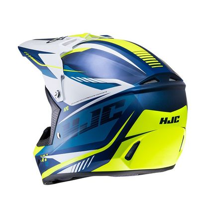 Casco de motocross Hjc CL XY II - DRIFT 2023 - Azul / Amarillo