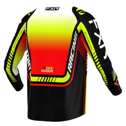 Camiseta de motocross FXR CLUTCH PRO 2023 - Negro / Multicolor