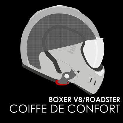 Pièces détachées ROOF COIFFE - BOXER V8 - Noir