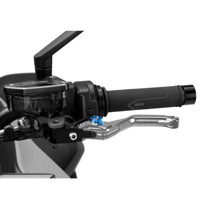 Puig Court 4.0 Silver Universal Clutch lever - Blue