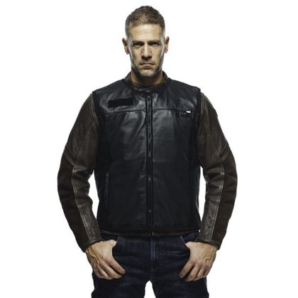 Chaleco Airbag Dainese SMART JACKET LEATHER - Negro
