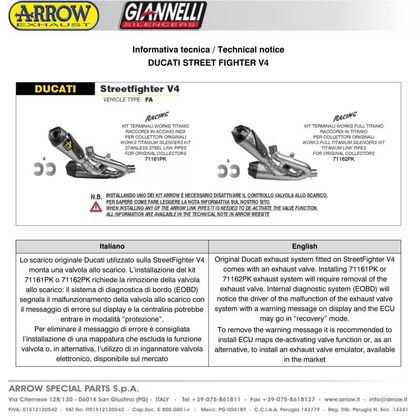 Silencieux Arrow WORKS TITANE Racing - Gris
