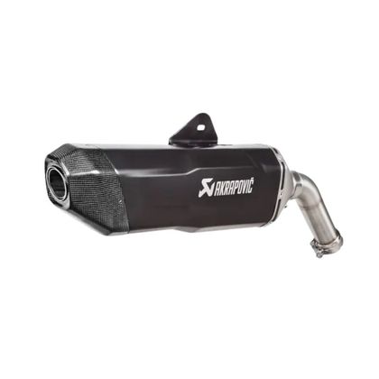 Akrapovic Schwarzes Titan - Kohlenstoff Schalldämpfer