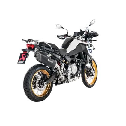 Akrapovic Schwarzes Titan - Kohlenstoff Schalldämpfer