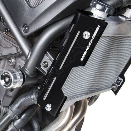 Protección de radiador Barracuda En aluminio negro - Negro