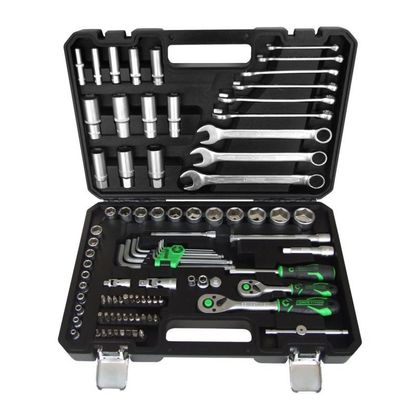 Douille Competition by KS Coffret avec accessoires 1/4"+3/8", 91 pcs Universel