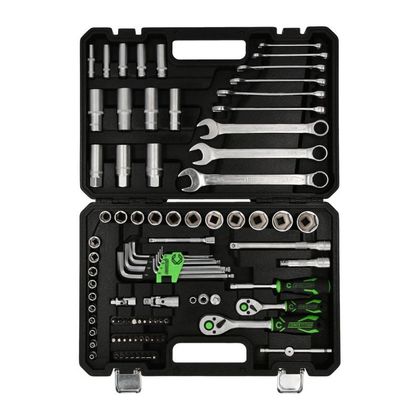 Douille Competition by KS Coffret avec accessoires 1/4"+3/8", 91 pcs Universel