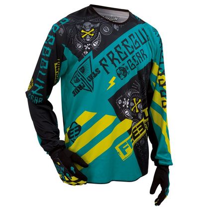 Camiseta de motocross Shot DEVO BANDANA JERSEY MINT LIME 2016  Ref : FRG0111 