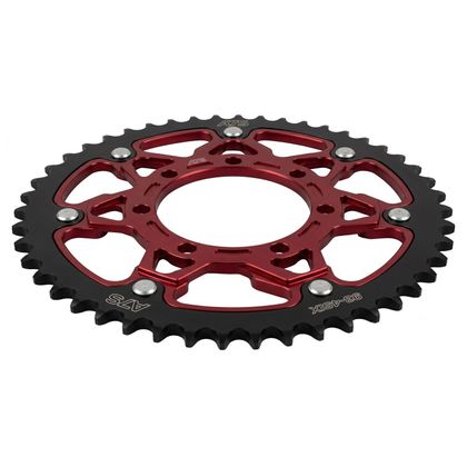 Couronne Bud Racing alu/Acier Dual 49 dents - Rouge