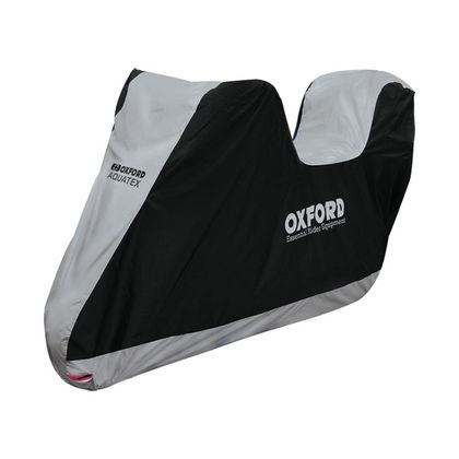 Housse moto Oxford Aquatex  Top box Taille L universel - Noir / Gris Ref : OD0268 / CV205 