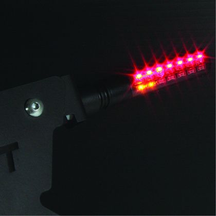 Indicatore di direzione Chaft Enigma LED multifunzione e sequenziale universale - Nero