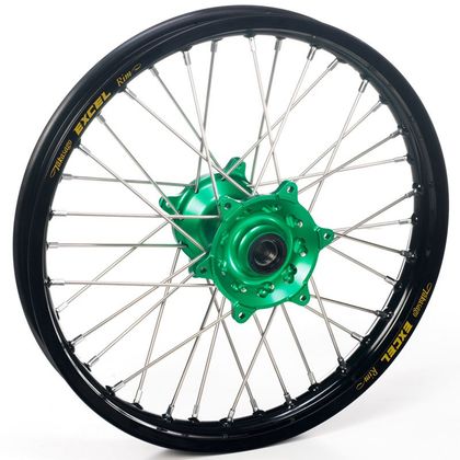 Rueda Haan Wheels delantero con Dimensiones: 21 x 1,60 negro/verde
