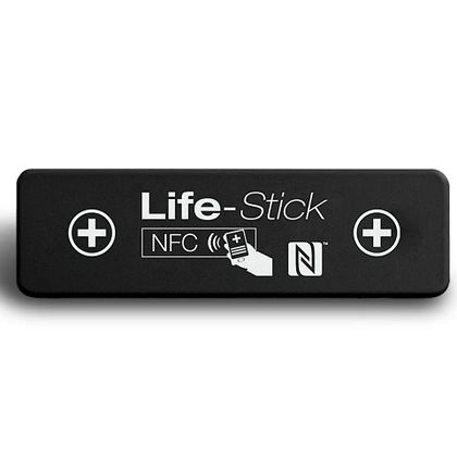 LIFESTICK FAHREN Helmaufkleber - Schwarz