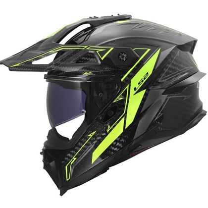 Cască integrală LS2 MX707 EXPLORER EVO ARROW - Galben / Negru