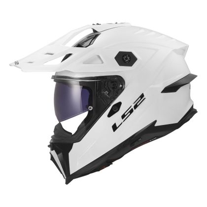 Cască integrală LS2 MX707 EXPLORER EVO SOLID - Alb