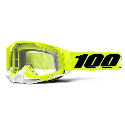 Gafas de motocross 100% RACECRAFT 2 - CLEAR 2023 - Amarillo