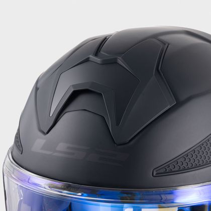 Casque modulable LS2 FF901 ADVANT X DARK LIMITED EDITION AVEC INTERCOM MIDLAND SPECTRUM - Noir