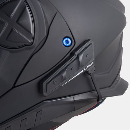 Casque modulable LS2 FF901 ADVANT X DARK LIMITED EDITION AVEC INTERCOM MIDLAND SPECTRUM - Noir