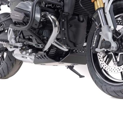 Sabot do motor SW-MOTECH ALUMÍNIO - Preto