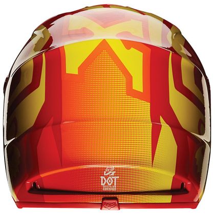 Casque cross Fox V1 YOUTH IMPERIAL  RED/YELLOW
