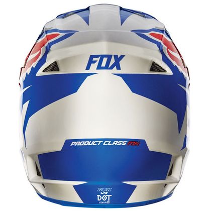 Casco de motocross Fox V1 RACE BLUE 2016 