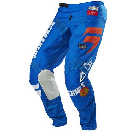 Pantalón de motocross Shift STRIKE PANT BLUE/GREEN 2016 