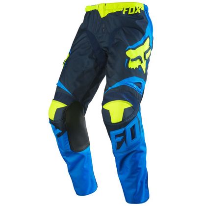 Pantalon cross Fox 180 RACE PANT BLUE YELLOW ENFANT  Ref : FX0832 
