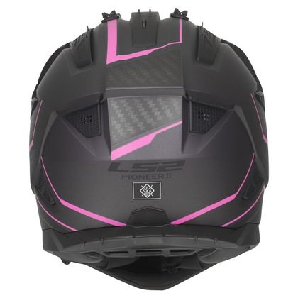 Casque intégral LS2 MX702 PIONEER II ATRON - Gris / Rose