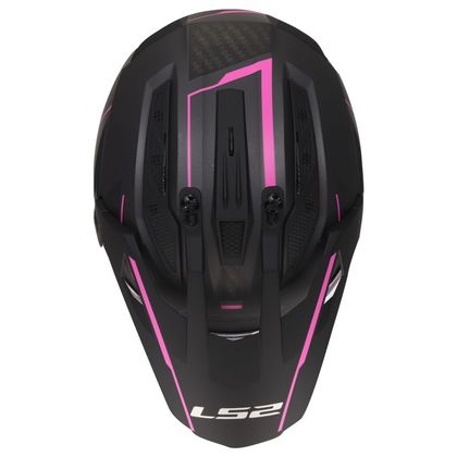 Casque intégral LS2 MX702 PIONEER II ATRON - Gris / Rose