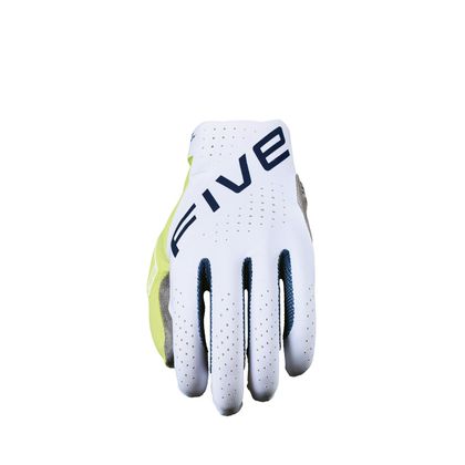 Crosshandskar Five MXF PRO 2027 - Vit / Gul Ref.: FV0499