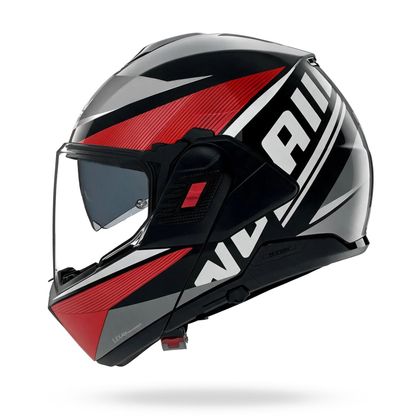Casque modulable Nolan N120-1 DUETTO - Noir / Rouge