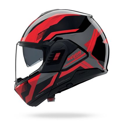 Casque modulable Nolan N120-1 ONIRICO - Noir / Rouge