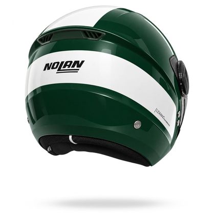 Casque jet Nolan N20-2 VISOR DOLCE VITA - Vert / Blanc