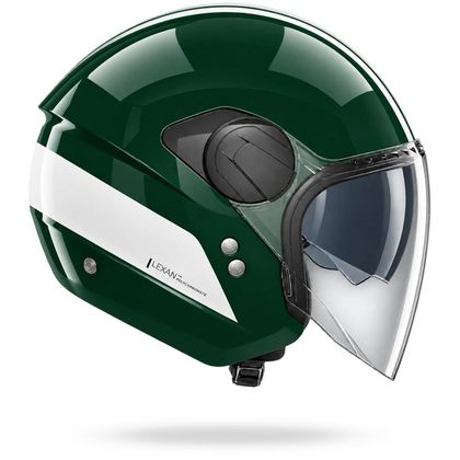 Casque jet Nolan N20-2 VISOR DOLCE VITA - Vert / Blanc